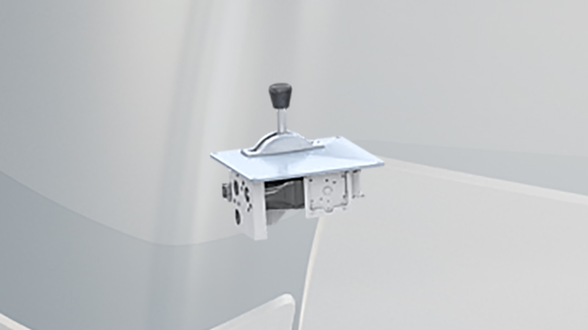 Control lever for vehicle braking system component.