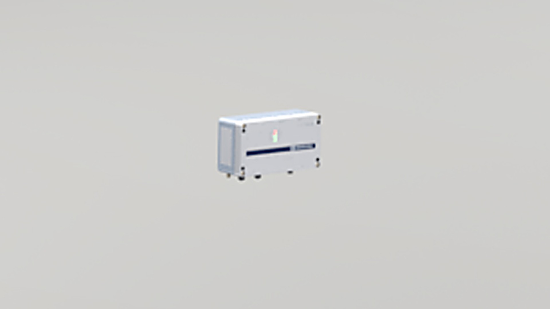 Industrial control unit on a neutral background.