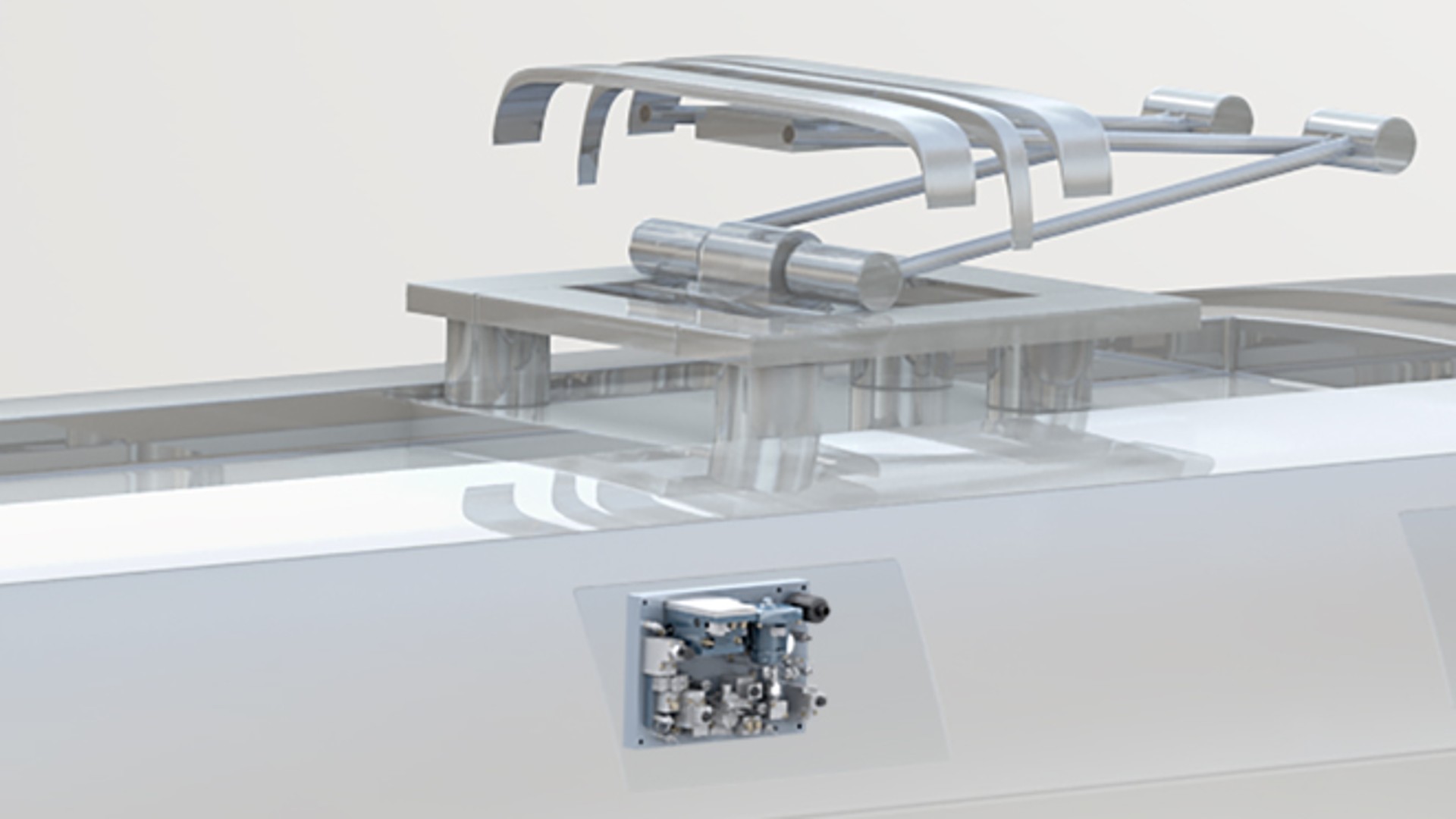 Rail vehicle braking system components diagram.