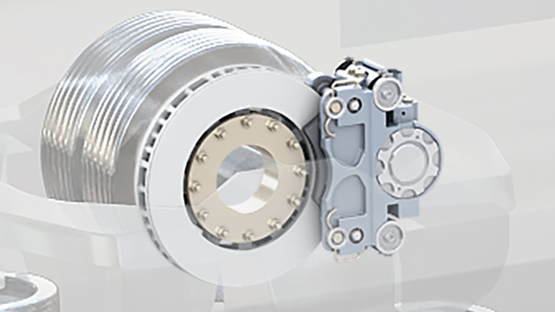 Brake system component with detailed mechanical design.