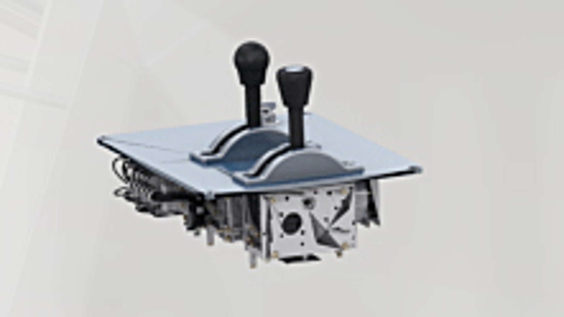 Joystick control system with dual handles and