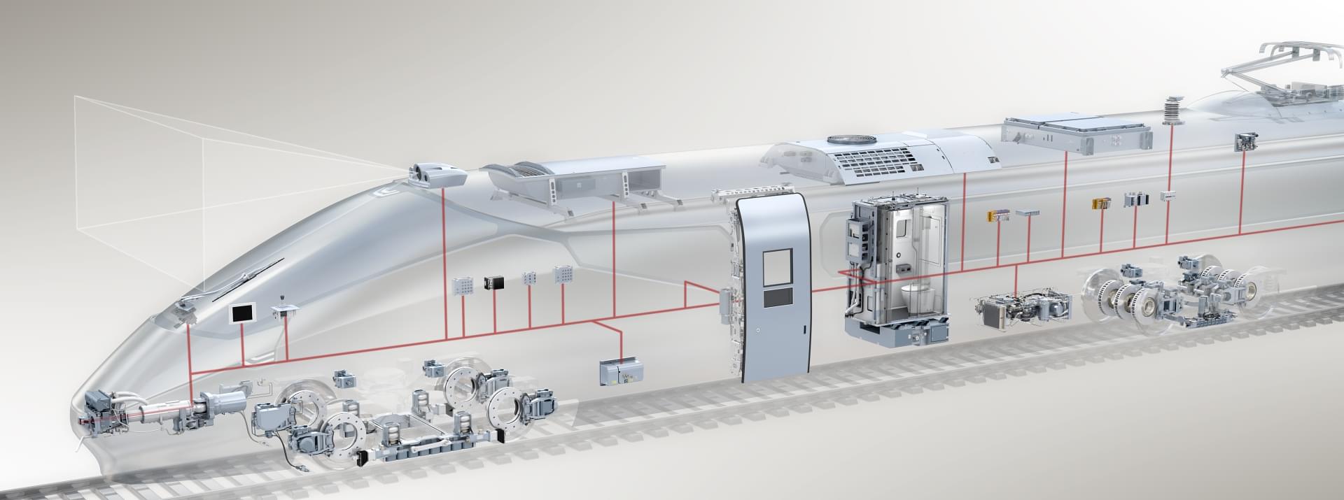 Translusant train with Components of the Knorr Bremse Group