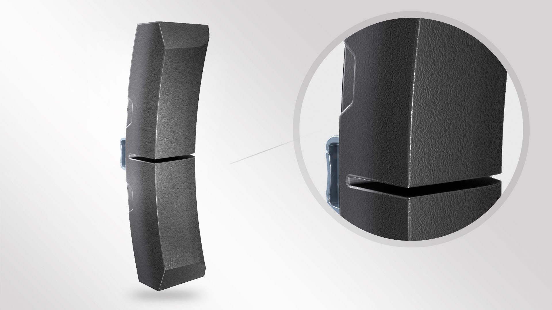 Brake component design with textured surface detail.