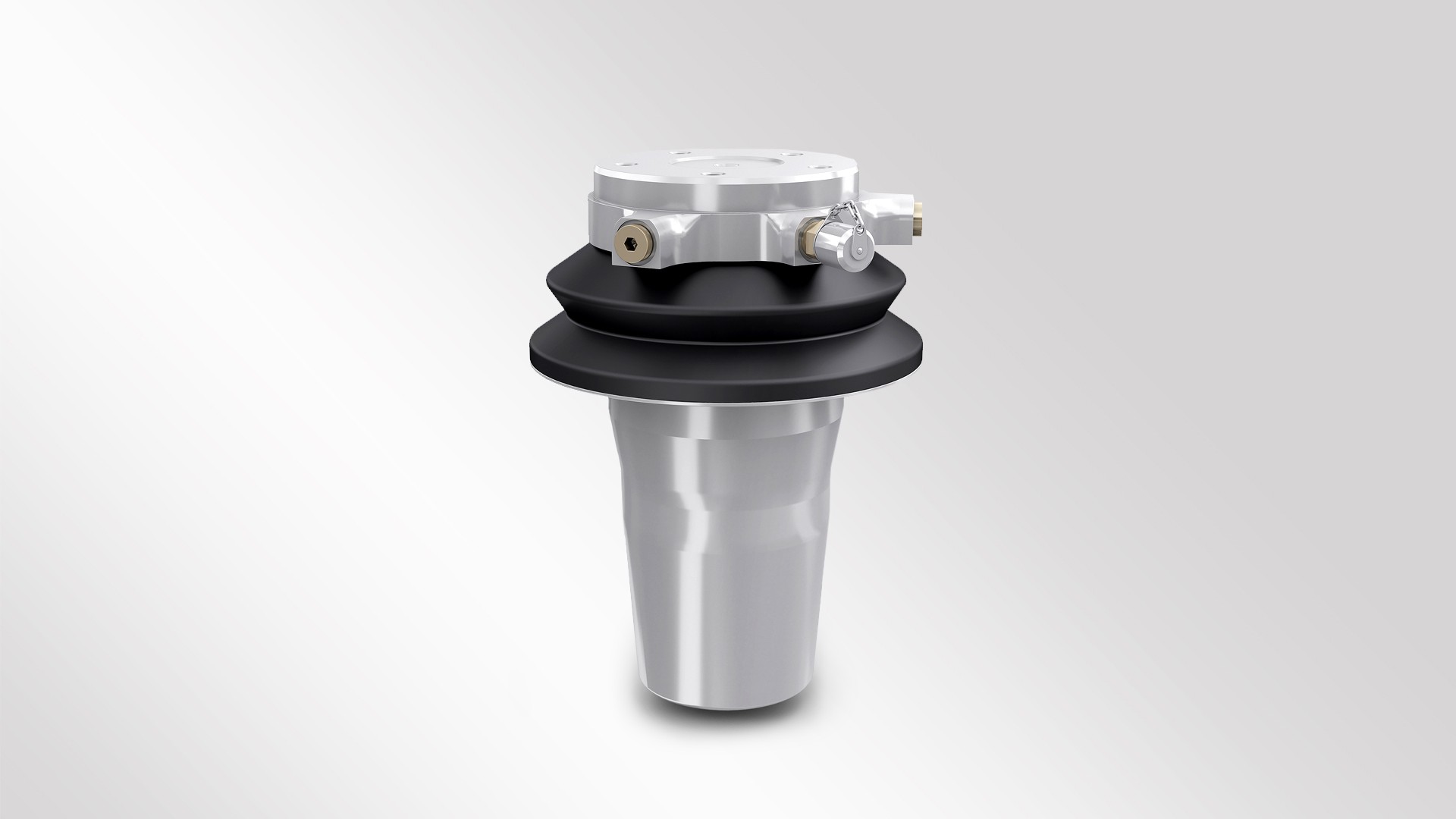 Air spring component for rail transportation systems.