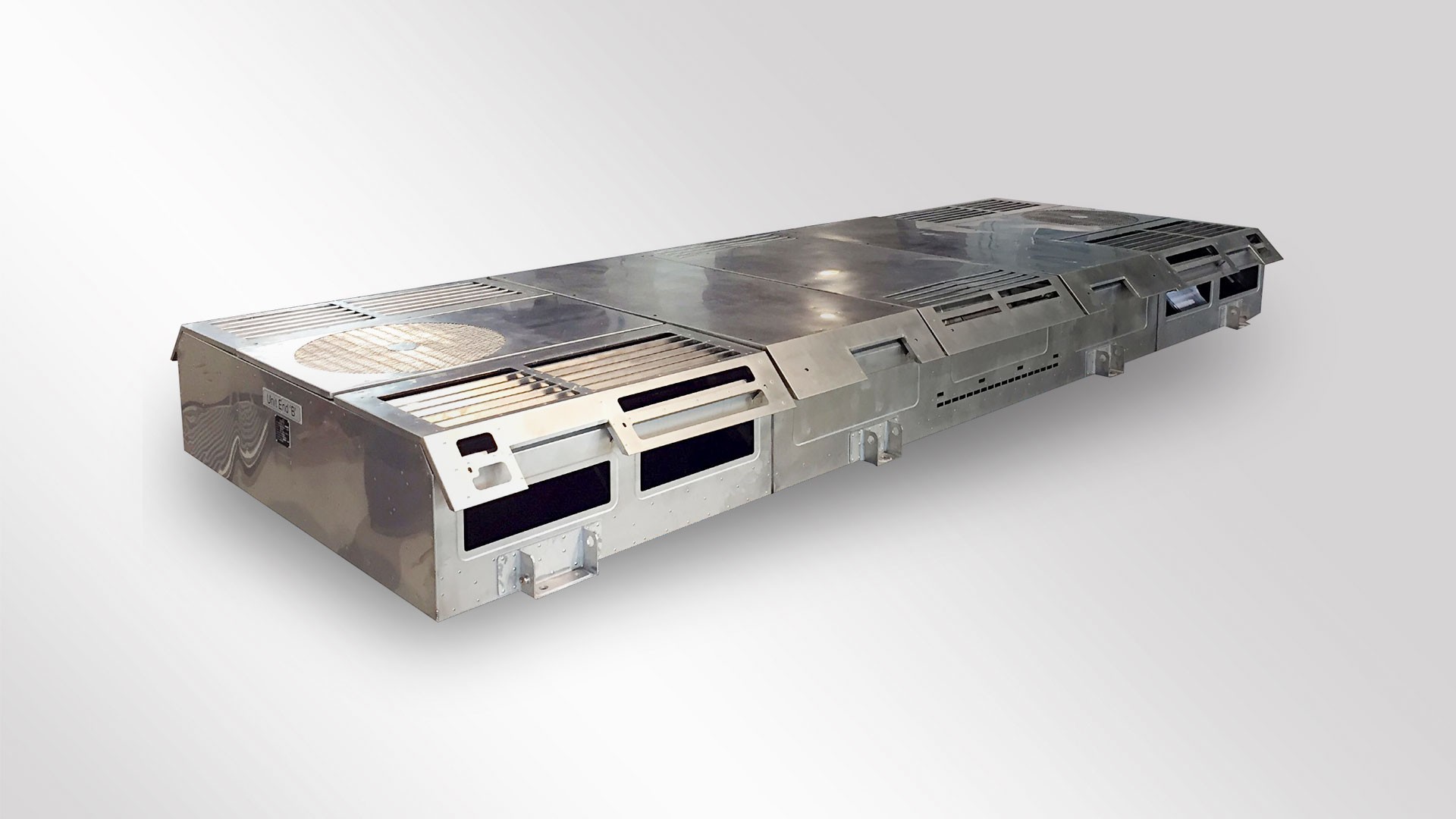 Metal component with vents and cooling features