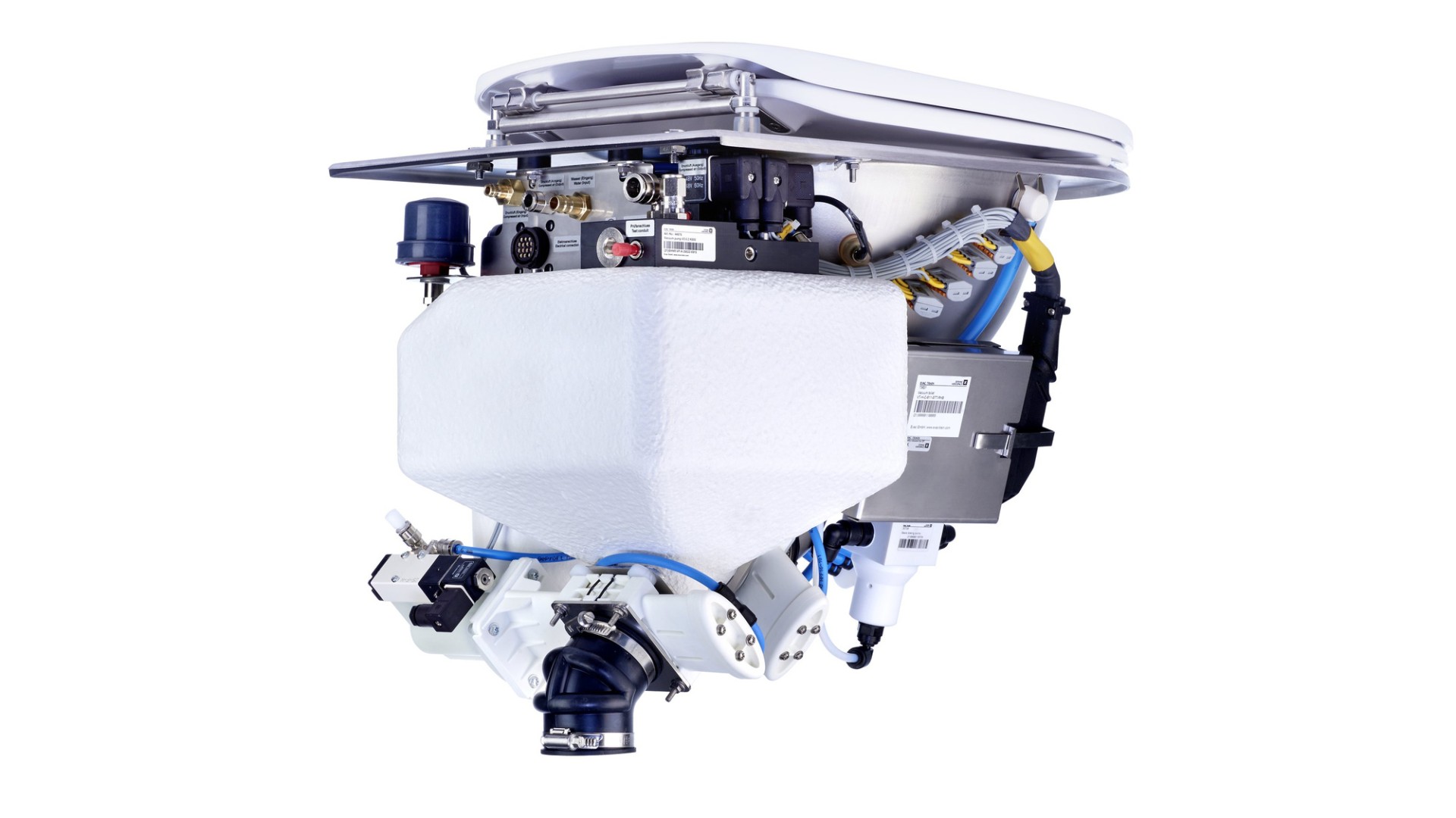 tEvac Compact vacuum toilet unit, 3D view