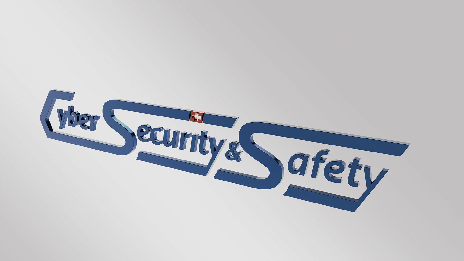 Textgrafik für Cyber Security & Safety.