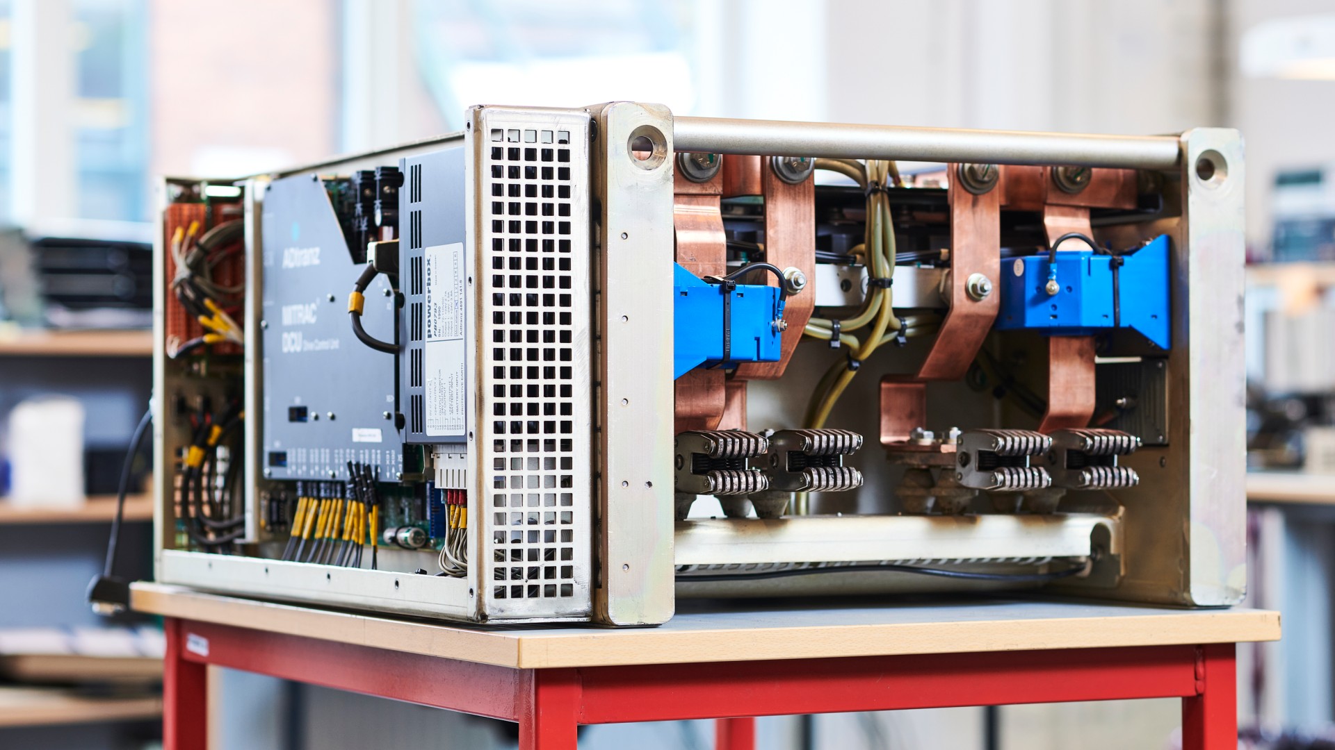 Control unit showcasing advanced electronic components.