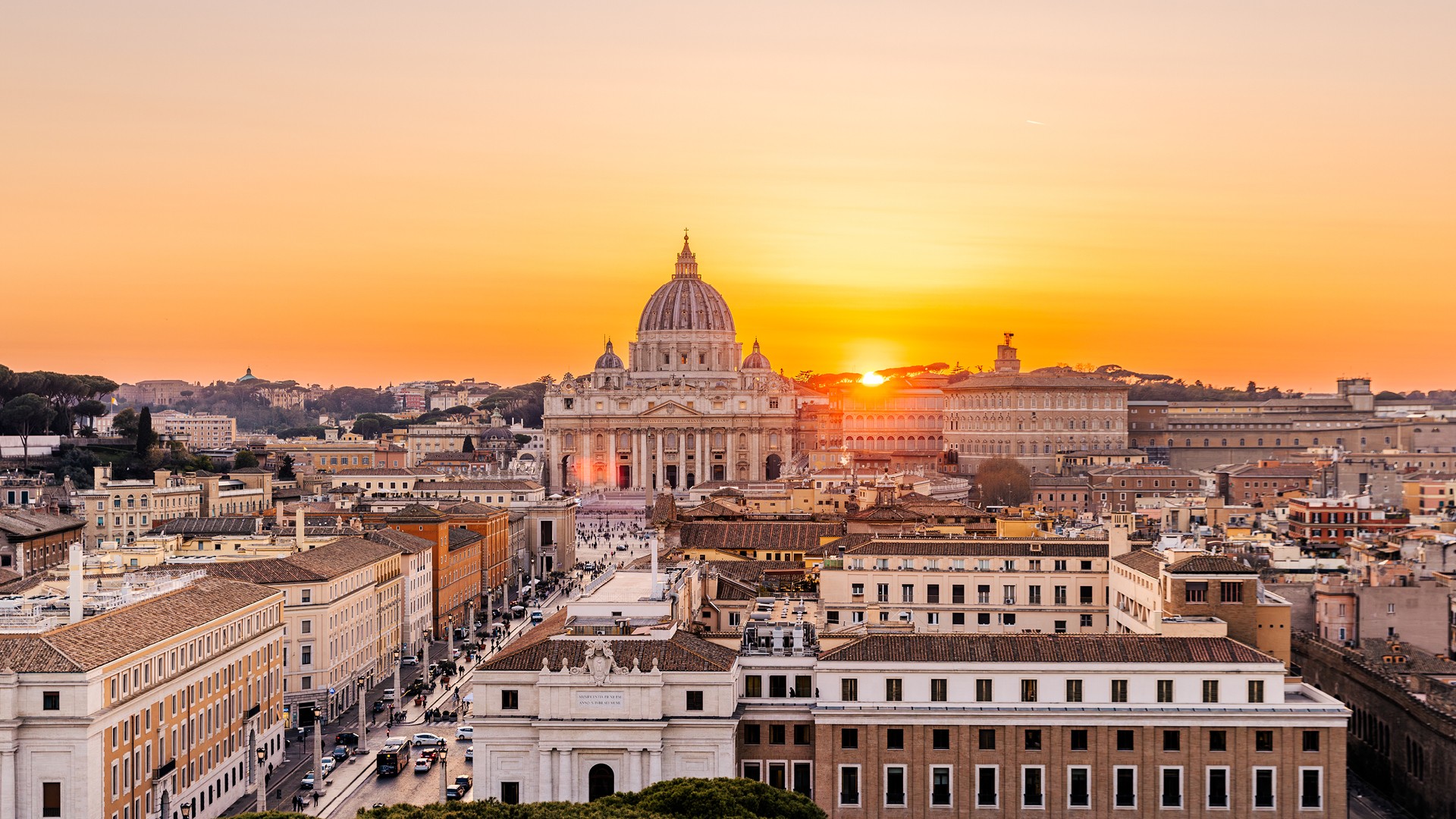 Picture of the Rome city centre.