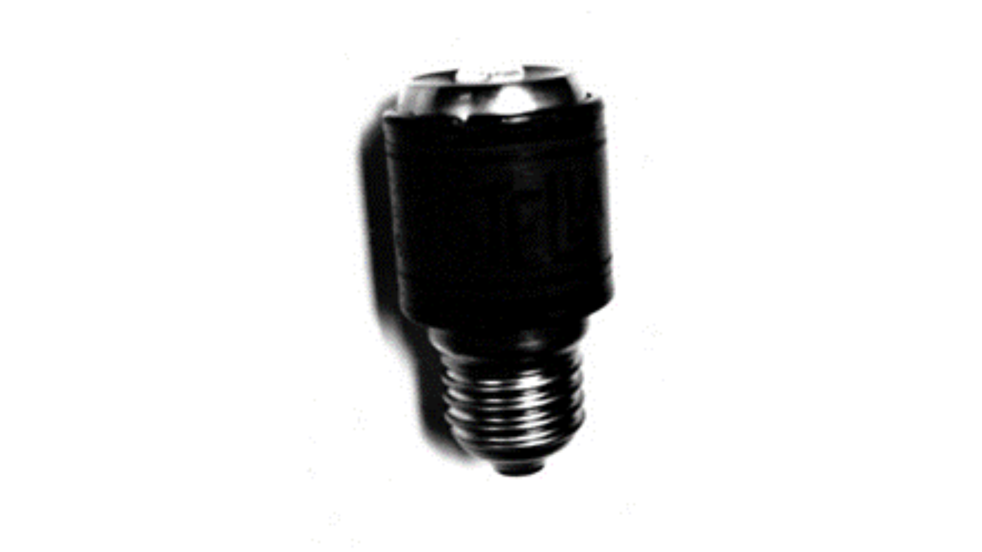 Automotive component with threaded base and cylindrical
