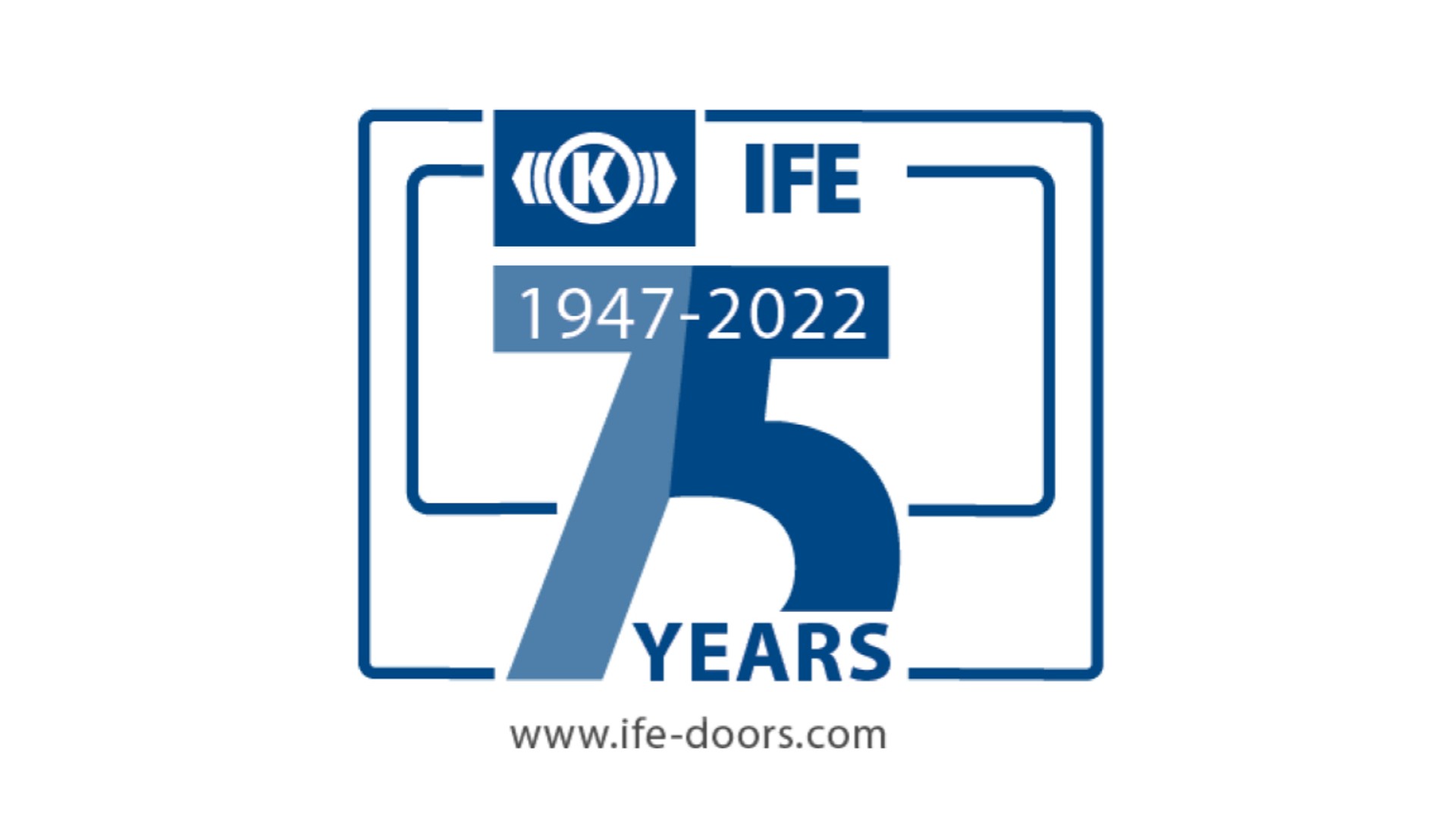 IFE 75 years anniversary logo 1947-2022