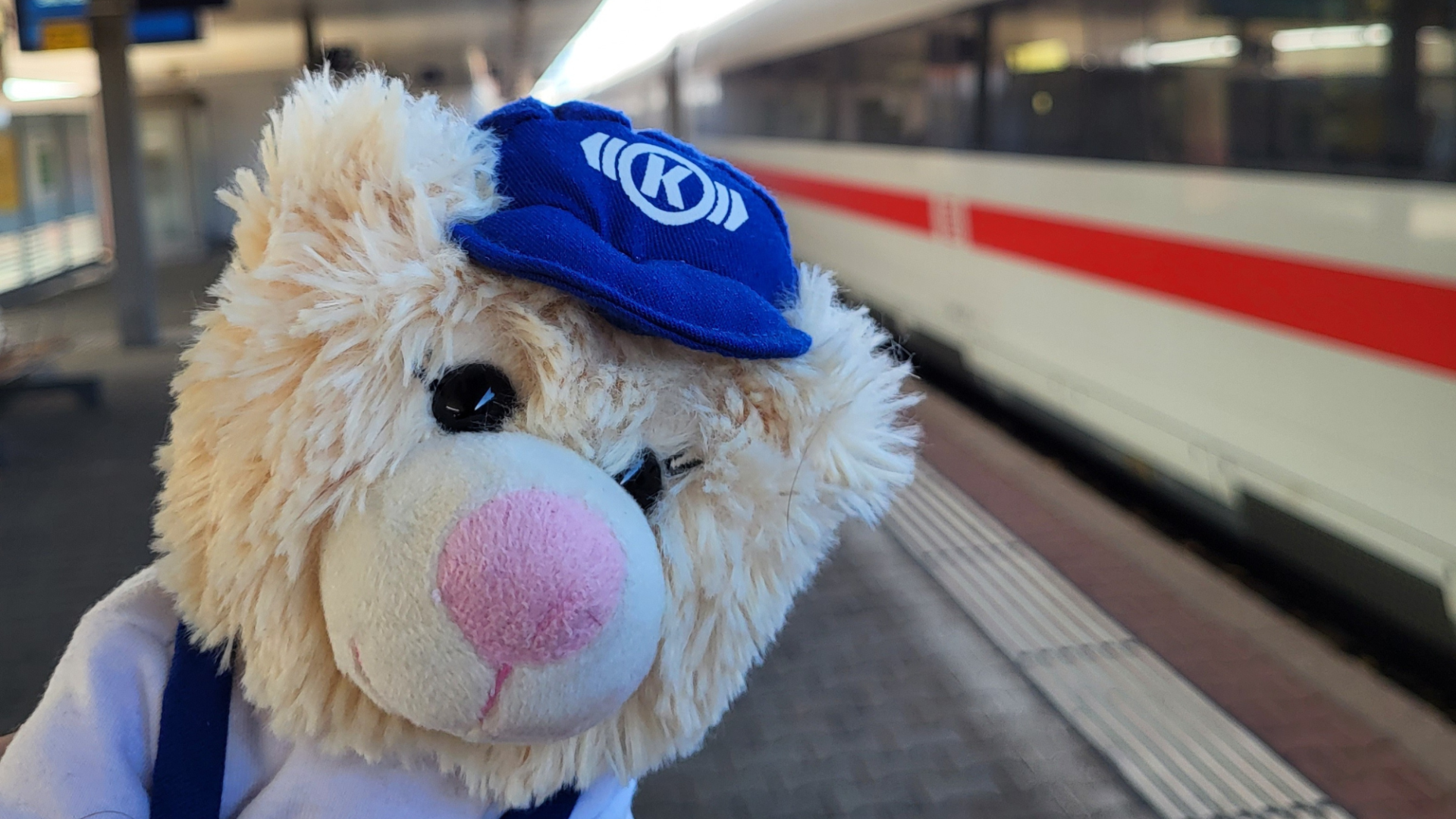 Knorr-Berta at a train station in Switzerland