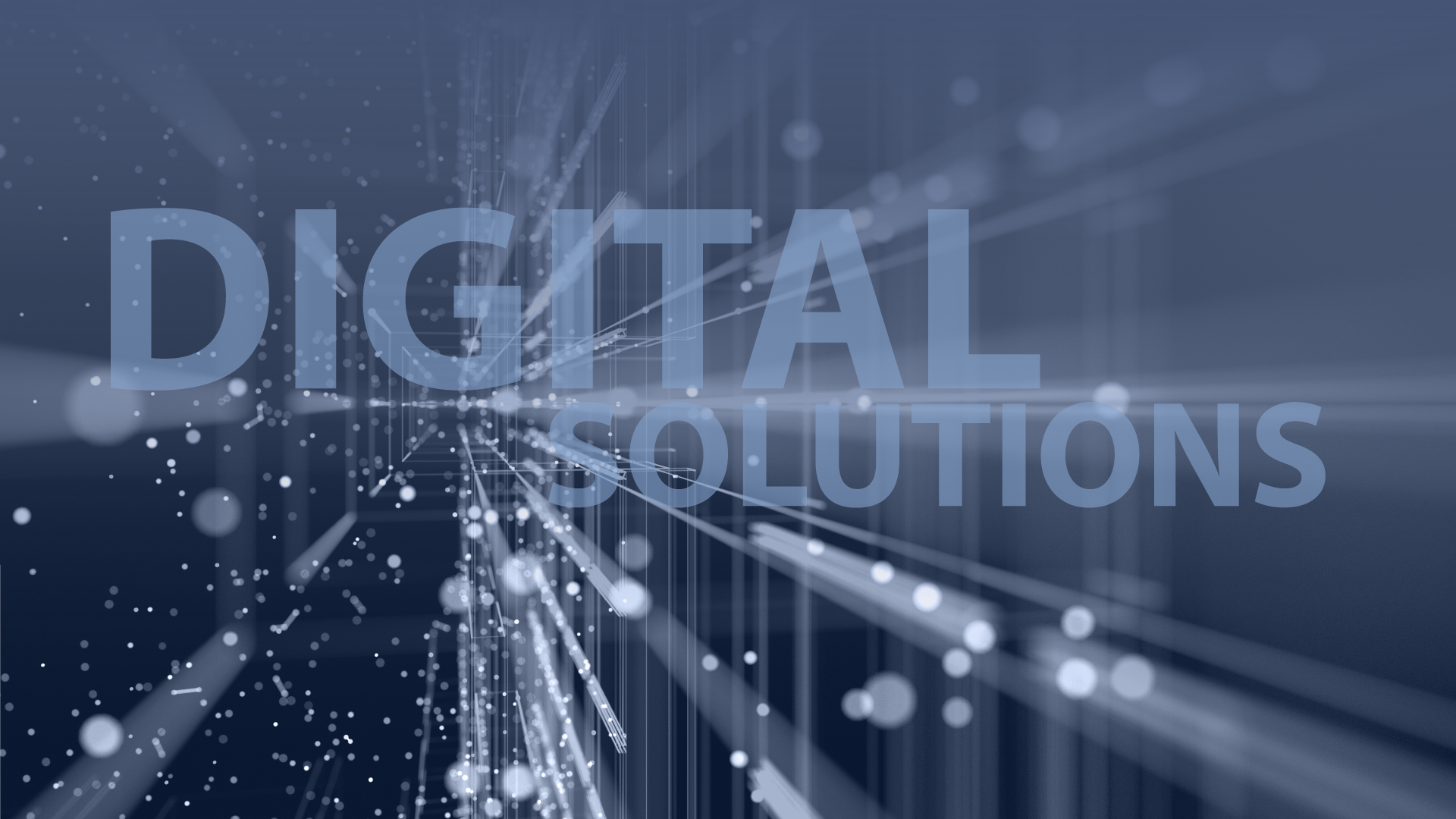 Digital solutions technology abstract background representation.