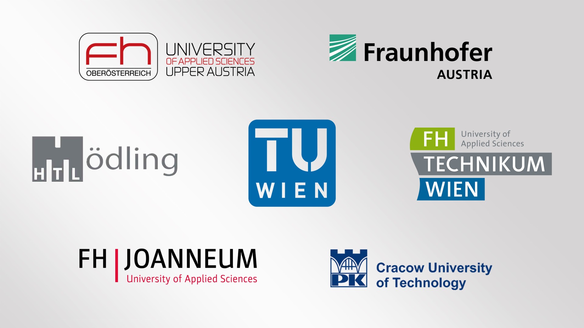 Logos verschiedener Universitäten und Forschungseinrichtungen.