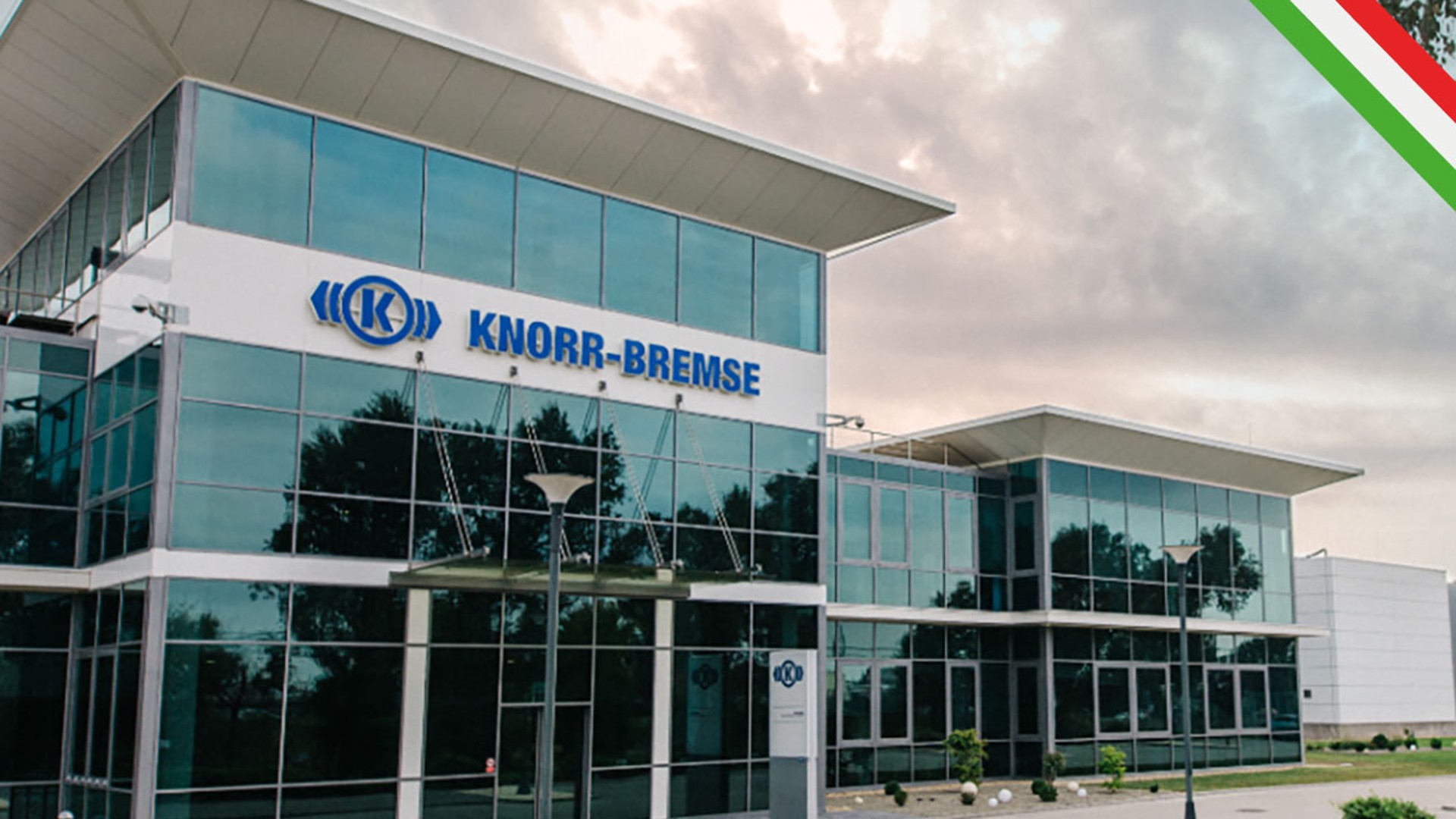 Knorr-Bremse modern office building with glass facade