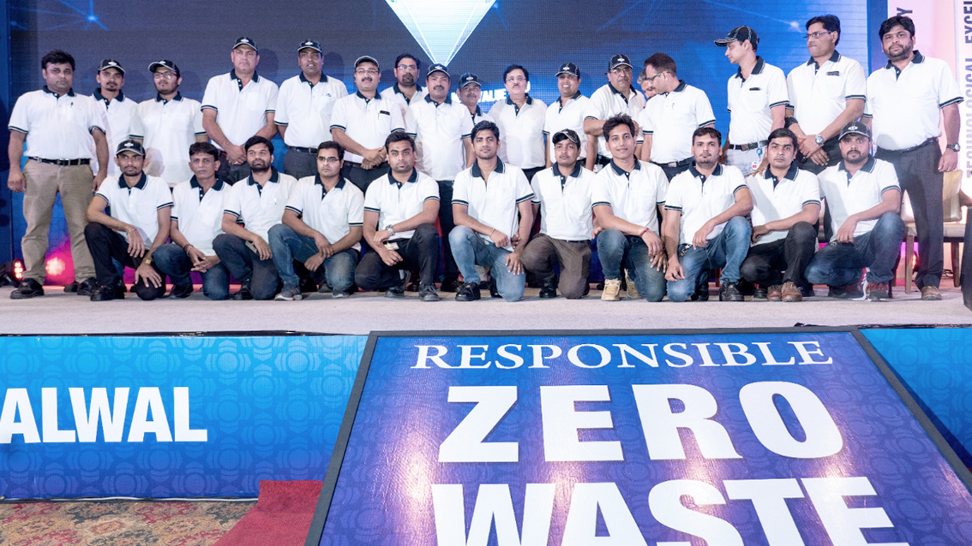 Group of employees at the Zero Waste