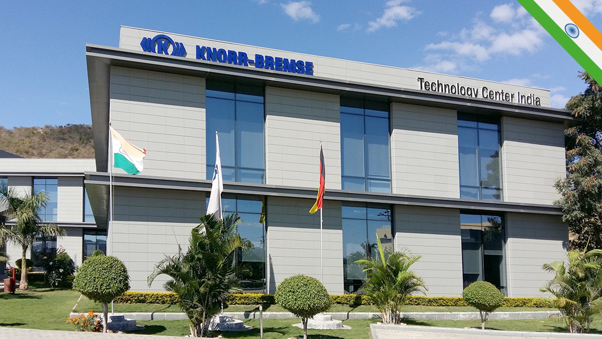 Knorr-Bremse Technology Center India building exterior.