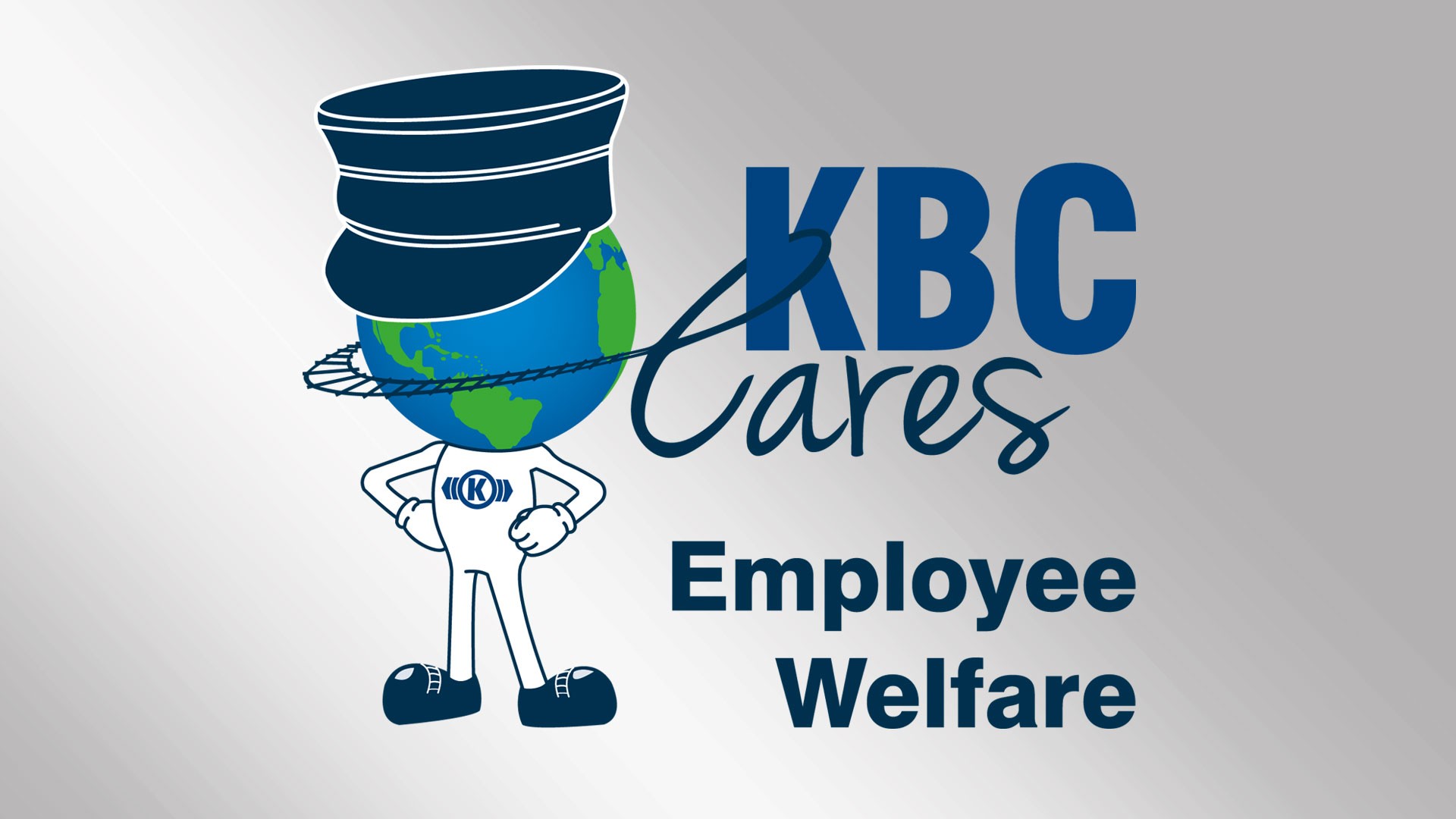 KBC Cares logo promoting employee welfare initiative