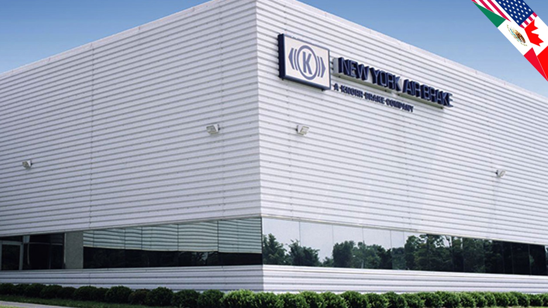 New York Air Brake facility exterior view.