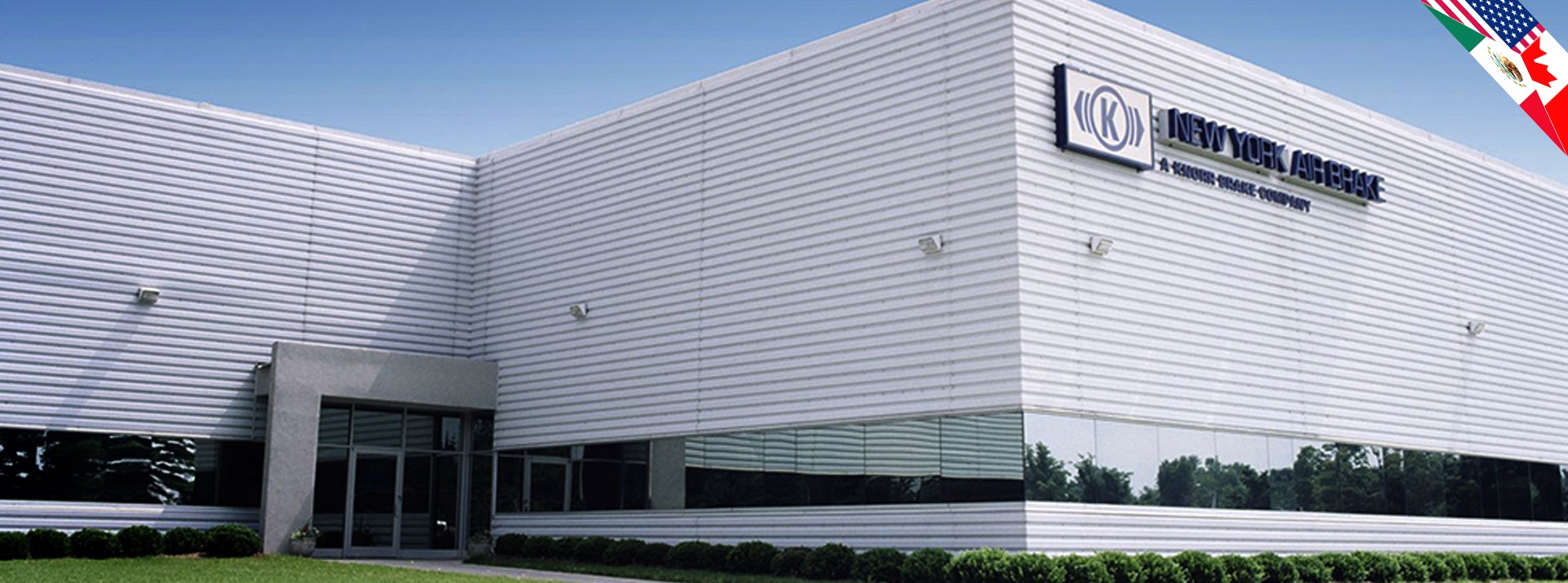 New York Air Brake facility exterior view.